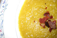 Butternut Squash-Leek Soup & Savory Harira Soup