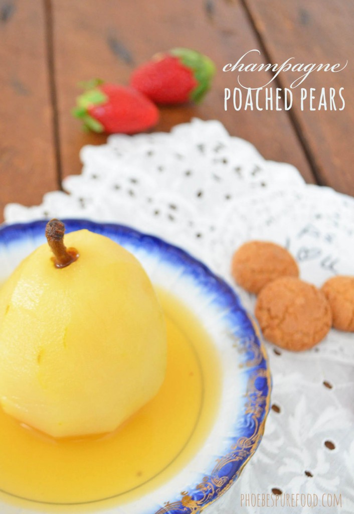 poached pear phoebes pure food