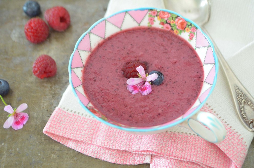 chilled berry soup phoebes pure food