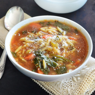 tomato orzo soup - phoebe's pure food