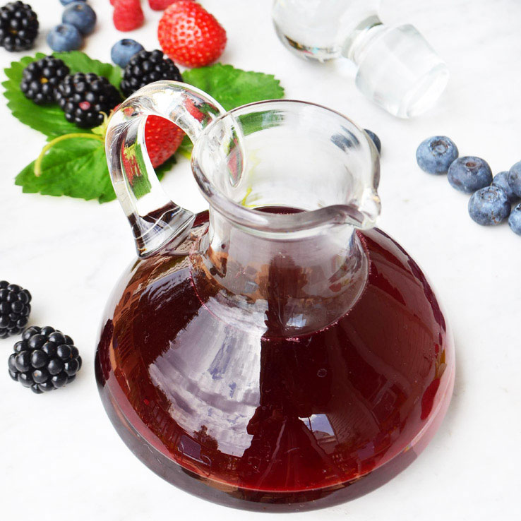 raspberry shrub syrup phoebes-pure-food